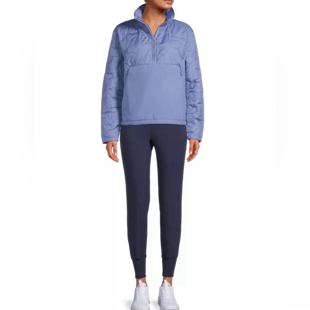 Avia Women's Quilted Blue Jacket M, Puffer Lightweight